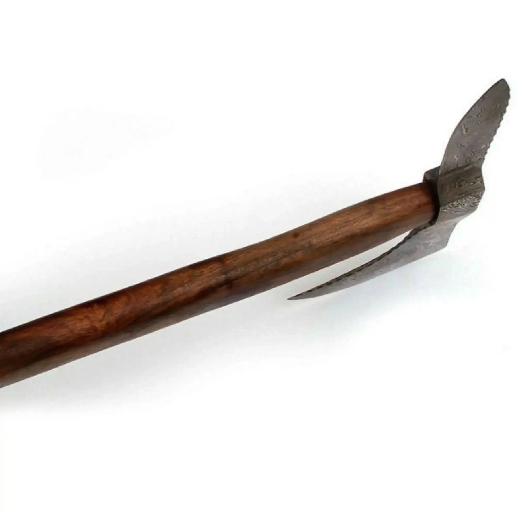 Traditional Scandinavian Bearded Axe with Hardwood Handle by JW SteelCrafts, handmade axe detail photo 2