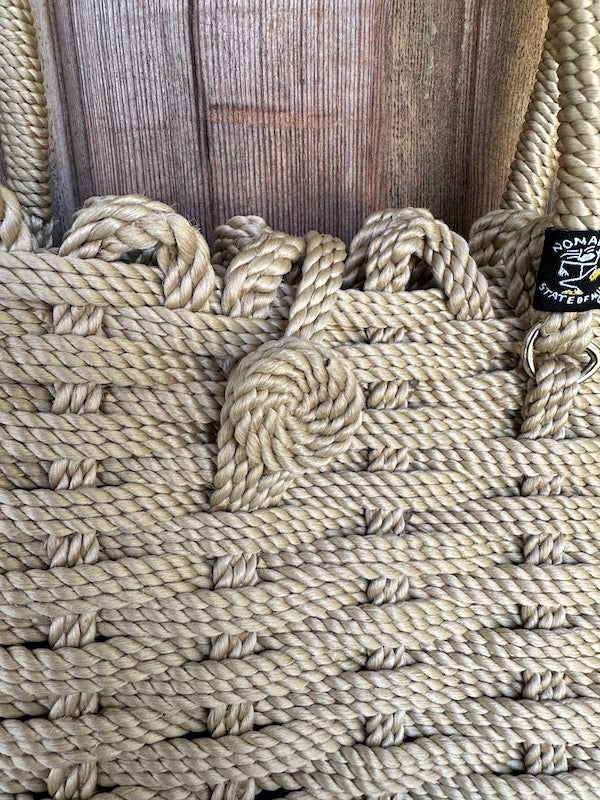 Travel Bag handwoven rope bag by Nomadic State of Mind, view 11