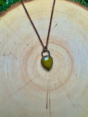 Turquoise Necklace detail view by Copper Ashes