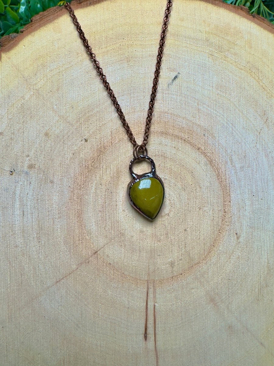 Turquoise Necklace detail view by Copper Ashes