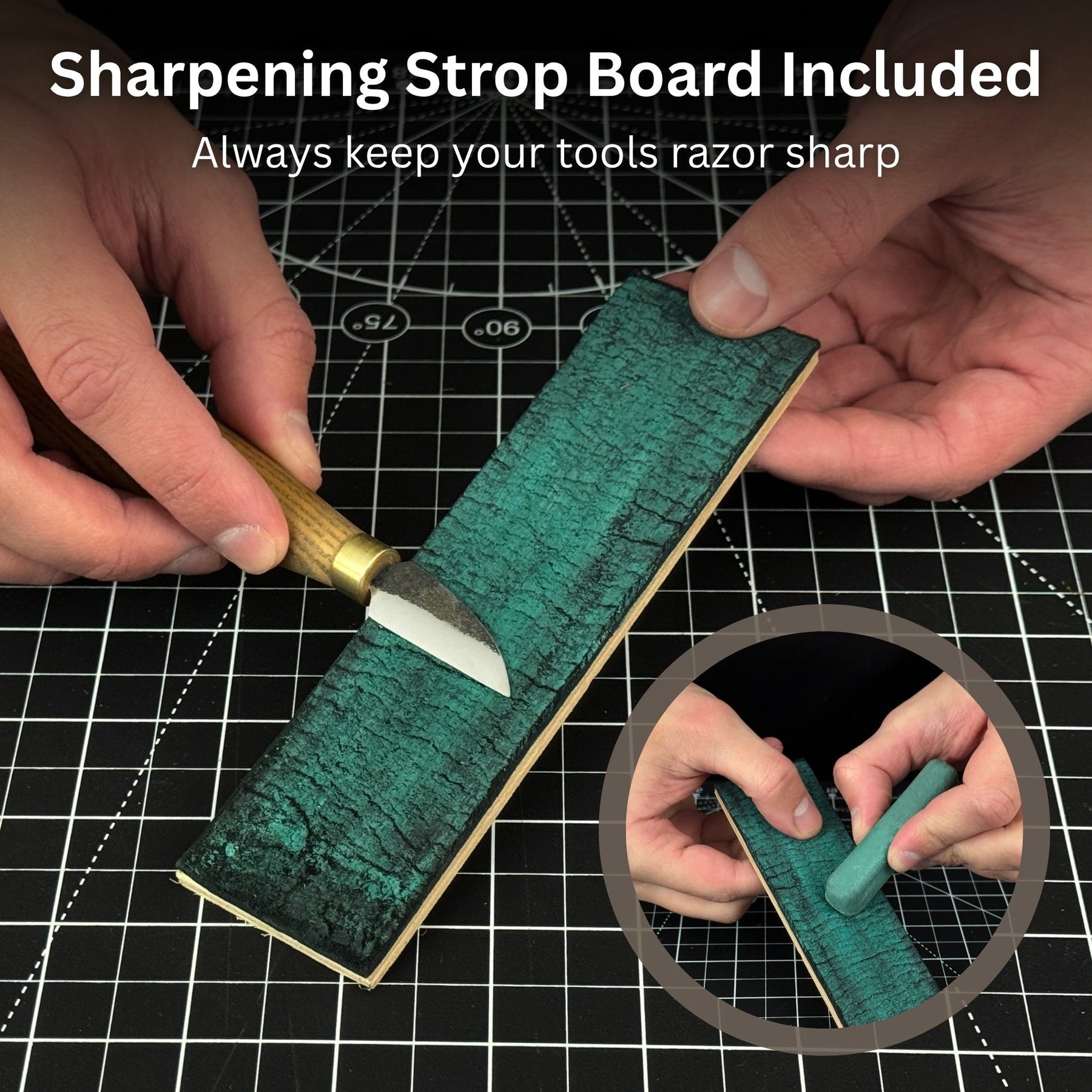 Turtle Carving Kit – Complete Starter Whittling Kit for Beginners, Adults, Teens, and Kids detail view by Sharky Forged Steel