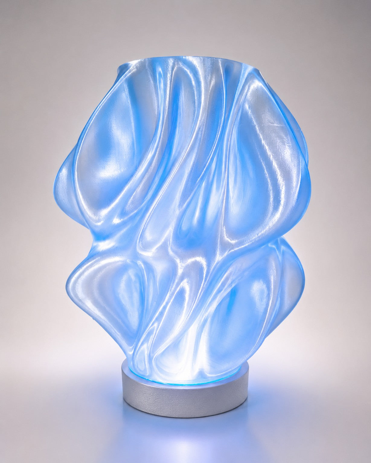 3D Printed Color Changing LED Lamp by The Tween Space, paper gift detail photo 3