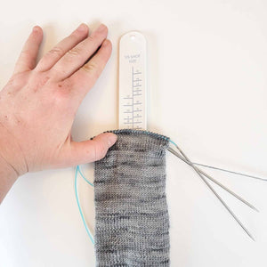 Sock Ruler Sock Sizing Bracelet Ruler detail view 3 by Mountaintop Yarn