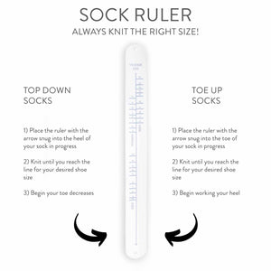 Sock Ruler Sock Sizing Bracelet Ruler detail view 4 by Mountaintop Yarn