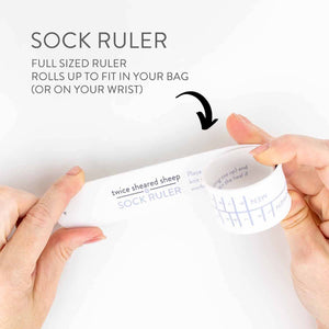 Sock Ruler Sock Sizing Bracelet Ruler detail view 5 by Mountaintop Yarn