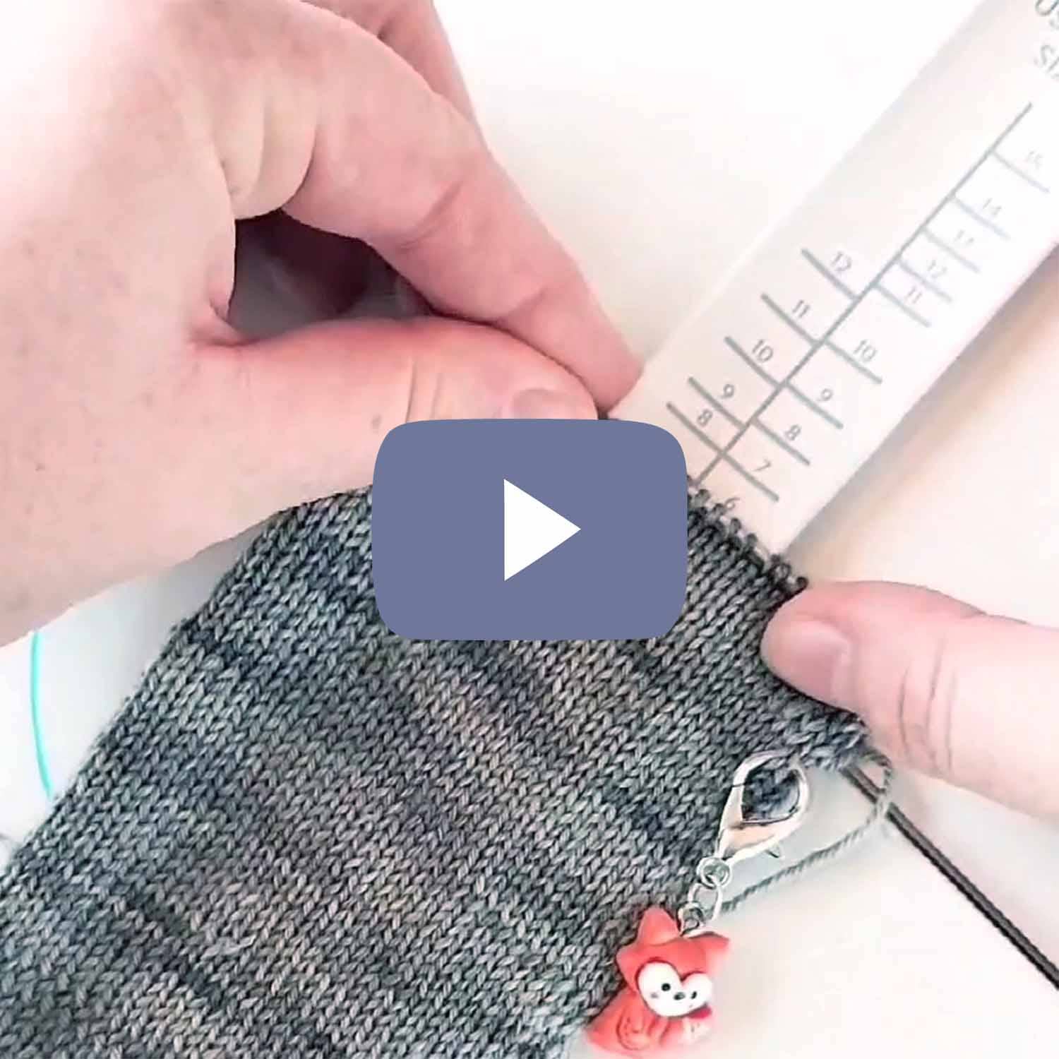Sock Ruler Sock Sizing Bracelet Ruler detail view 6 by Mountaintop Yarn