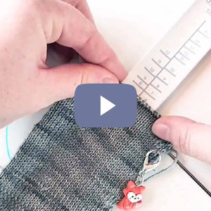 Sock Ruler Sock Sizing Bracelet Ruler detail view 6 by Mountaintop Yarn
