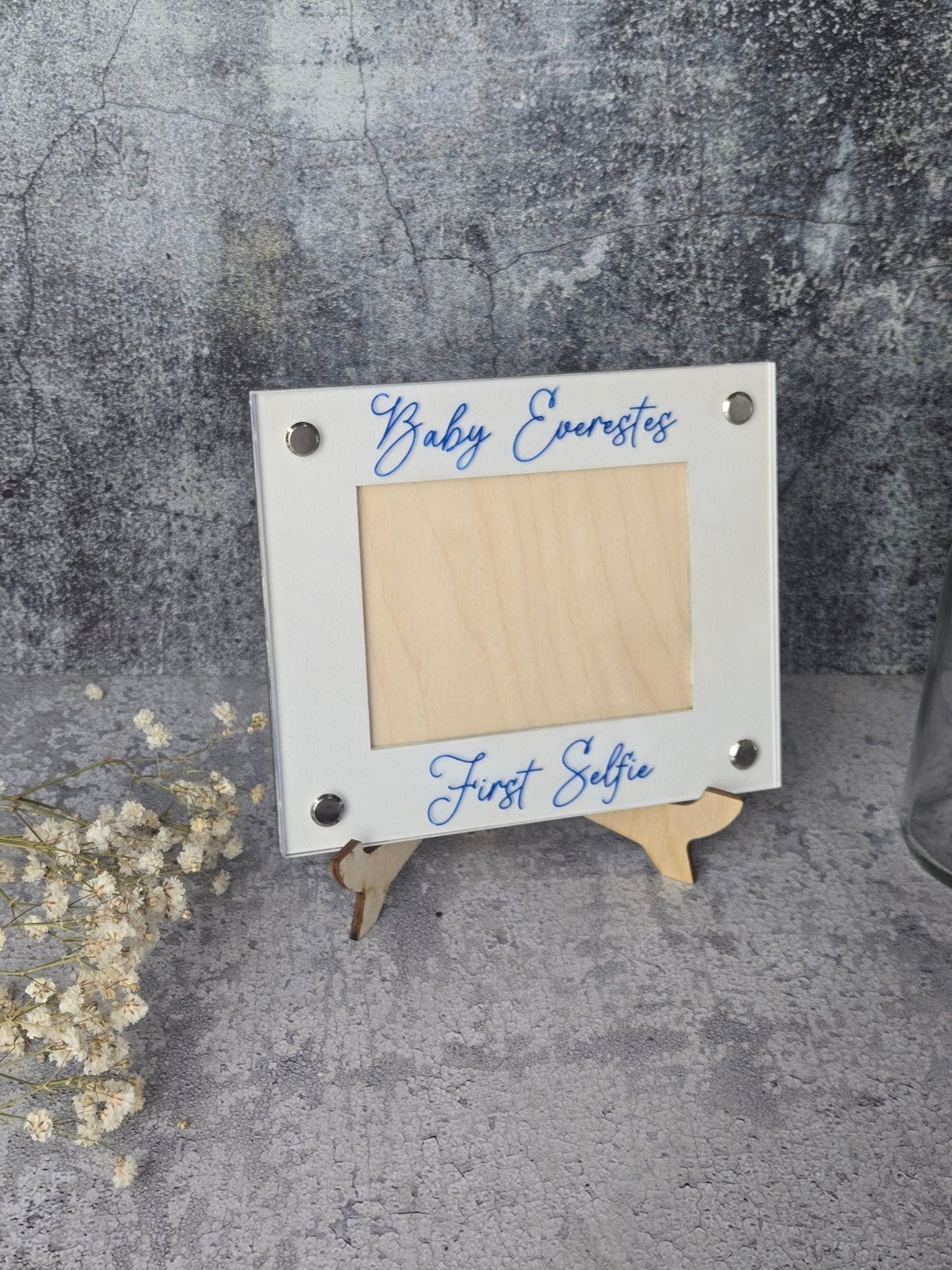Ultrasound Picture Frame detail view by EverLee Creations
