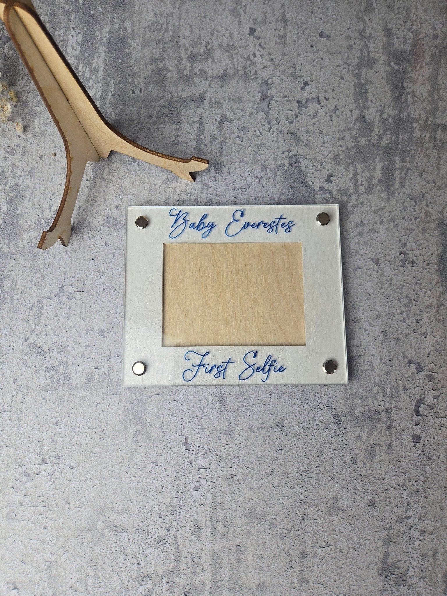 Ultrasound Picture Frame detail view by EverLee Creations