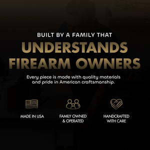 Gun Concealment Furniture - Hidden Gun Safe with Birds in a Tree Design - Fits 2 Handguns & Magazines - Wall Mounted Gun Storage with Magnetic Lock - by Bellewood Designs