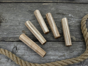 Universal Wooden Handles (Set of 5), 12.5 cm (4.92 in) detail view by Sharky Forged Steel Tools