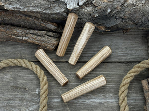 Universal Wooden Handles (Set of 5), 12.5 cm (4.92 in) detail view by Sharky Forged Steel Tools