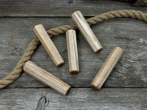 Universal Wooden Handles (Set of 5), 12.5 cm (4.92 in) detail view by Sharky Forged Steel Tools