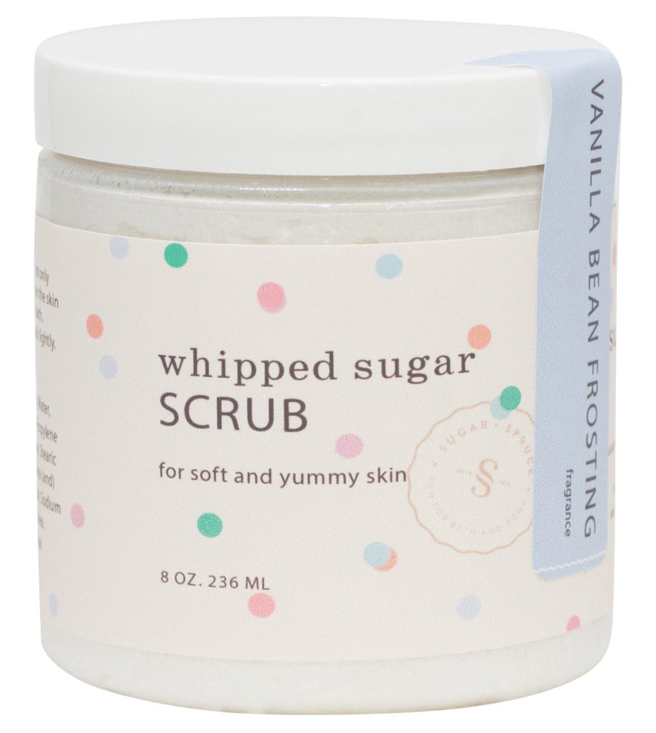 Whipped Sugar Scrub Vanilla Bean Frosting by Sugar + Spruce