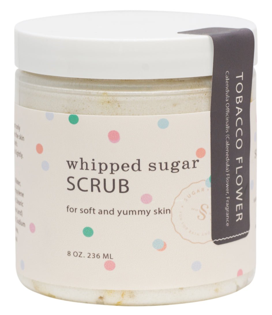 Whipped Sugar Scrub Tobacco Flower by Sugar + Spruce