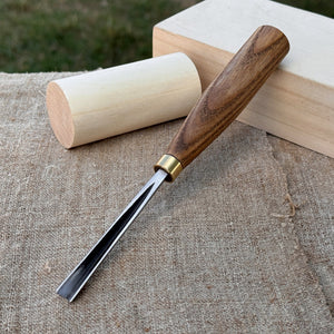 V-Parting Chisel 60 Degree, blade 6 mm (0.24 inches) by Sharky Forged Steel Tools