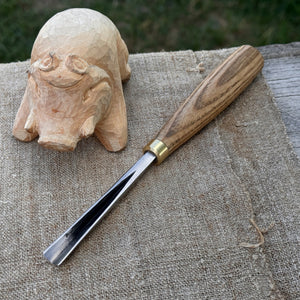 V-Parting Chisel 60 Degree, Blade 8 mm (0.31 inches) by Sharky Forged Steel Tools