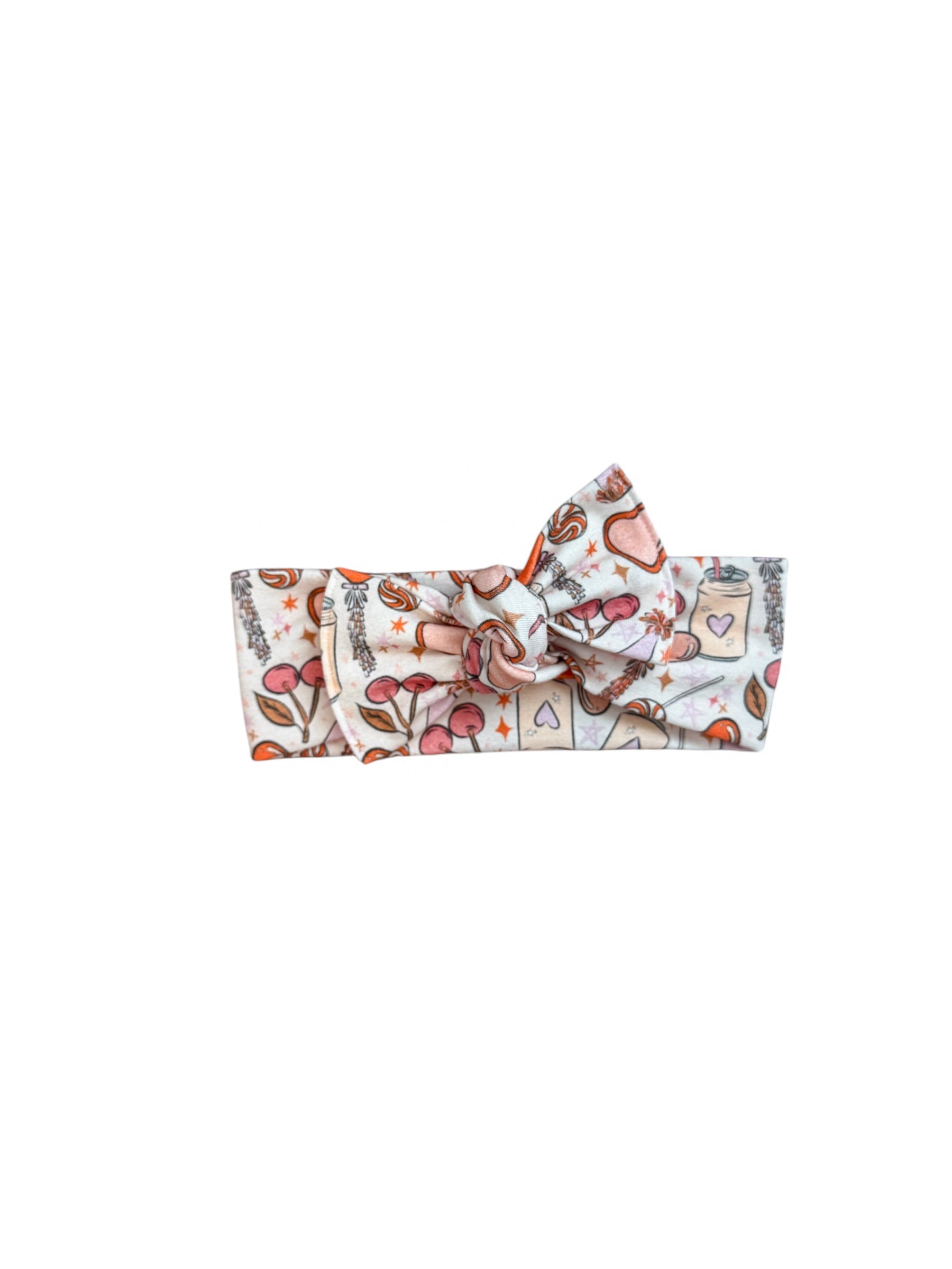 Valentine's Party Tie On Headwrap by Boosh Baby