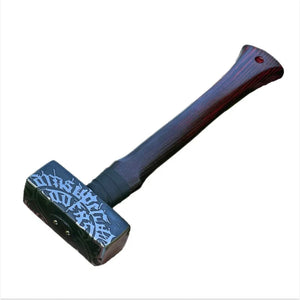Viking Battle Hammer | "Black Bloody Beard" | 1095 Steel | Ash Wood Handle