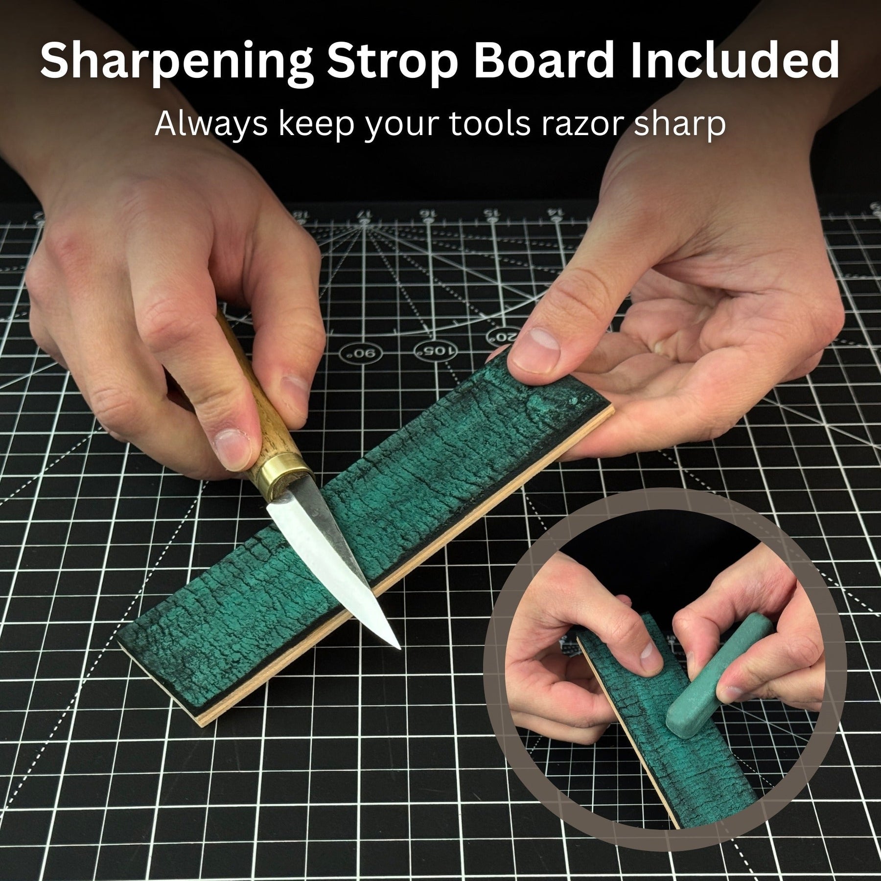 Whale Carving Kit - Complete Starter Whittling Kit for Beginners, Adults, Teens, and Kids detail view by Sharky Forged Steel