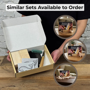 Whale Carving Kit - Complete Starter Whittling Kit for Beginners, Adults, Teens, and Kids detail view by Sharky Forged Steel