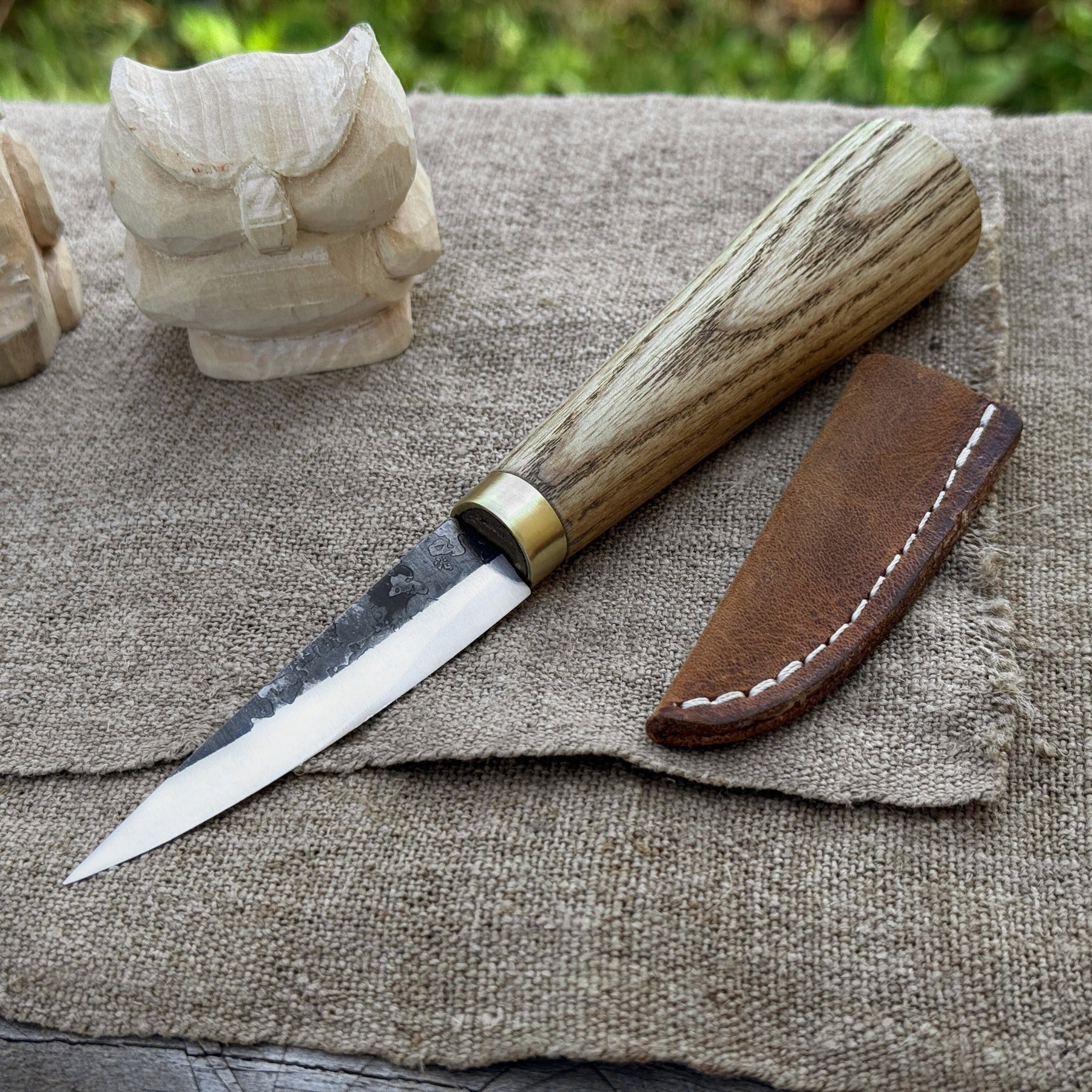 Whittling Sloyd Knife, 7.5 cm (2.95 inches) by Sharky Forged Steel Tools