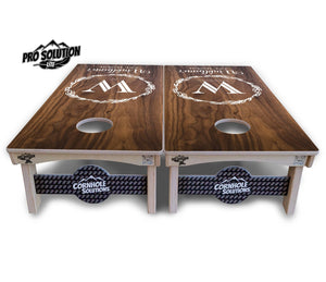 Wreath Cornhole Boards - Pro Solution Lite Series