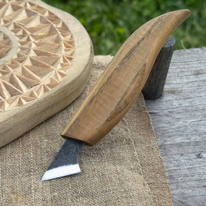 Wood Carving Knife, 2.5 cm (1 inch) by Sharky Forged Steel Tools