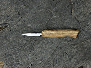Wood Carving Sloyd Knife, Blade 6.5 cm (2.56 inches) detail view by Sharky Forged Steel Tools