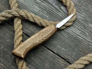 Wood Carving Sloyd Knife, Blade 6.5 cm (2.56 inches) detail view by Sharky Forged Steel Tools