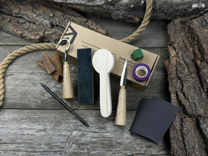 Wood Whittling Kit For Beginners – Spoon Carving Edition detail view by Sharky Forged Steel Tools