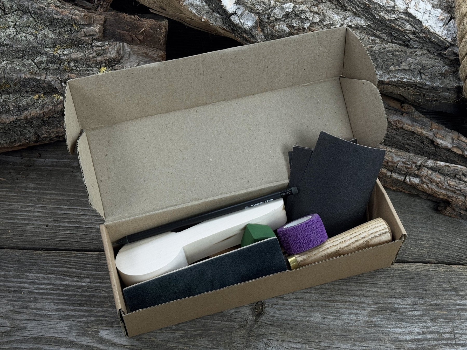 Wood Whittling Kit For Beginners – Spoon Carving Edition detail view by Sharky Forged Steel Tools