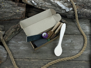 Wood Whittling Starter Kit – Spoon Carving Made Easy detail view by Sharky Forged Steel Tools