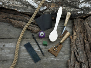 Wood Whittling Starter Kit – Spoon Carving Made Easy detail view by Sharky Forged Steel Tools