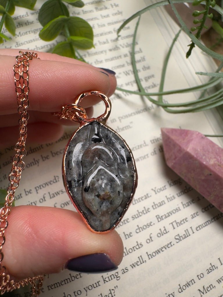 Yooperlite Yoni Necklace by Copper Ashes