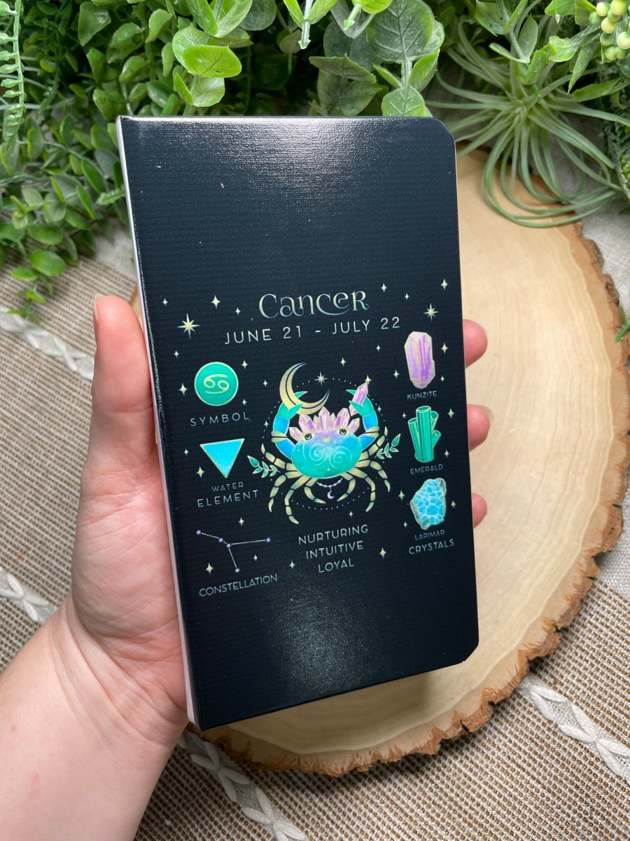 Zodiac Sign Notebook (all 12 signs available) detail view by Copper Ashes