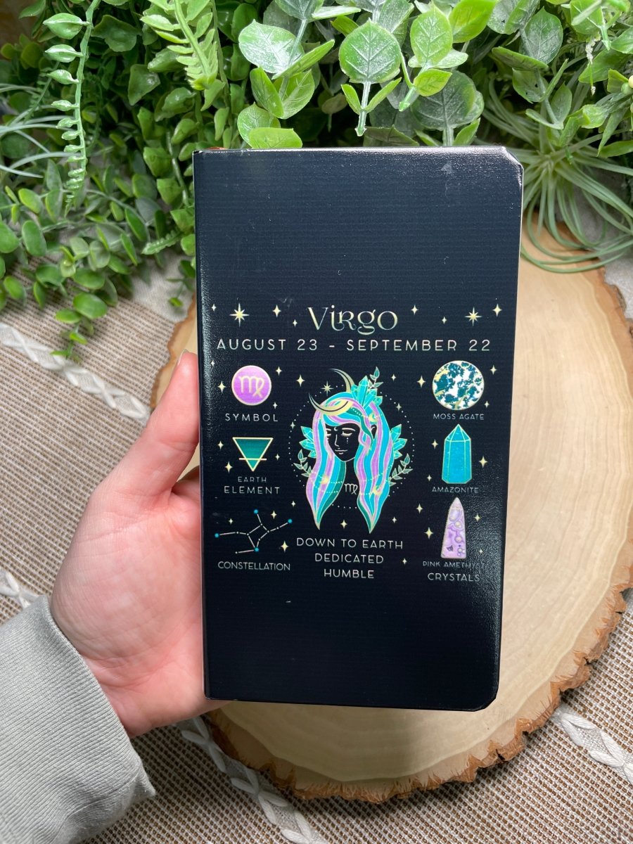 Zodiac Sign Notebook (all 12 signs available) detail view by Copper Ashes