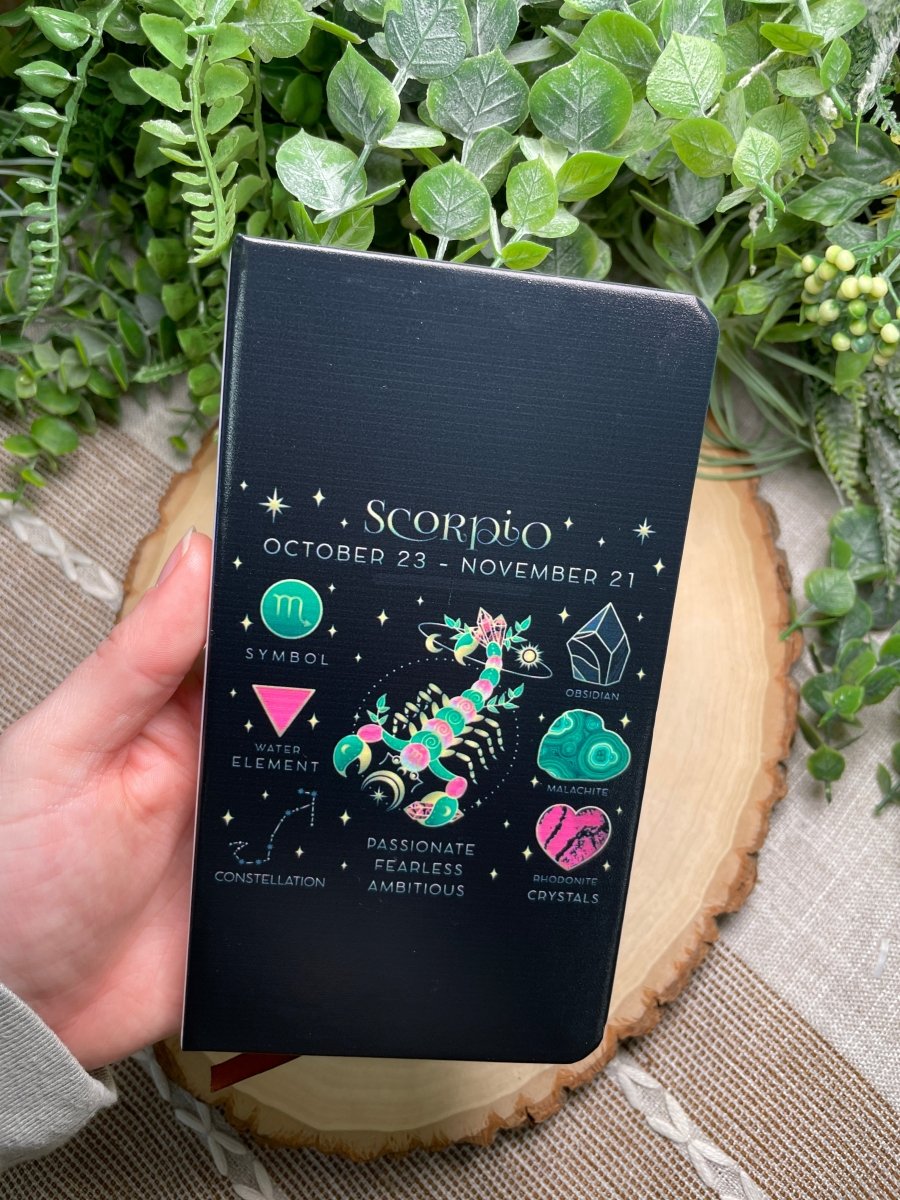 Zodiac Sign Notebook (all 12 signs available) detail view by Copper Ashes