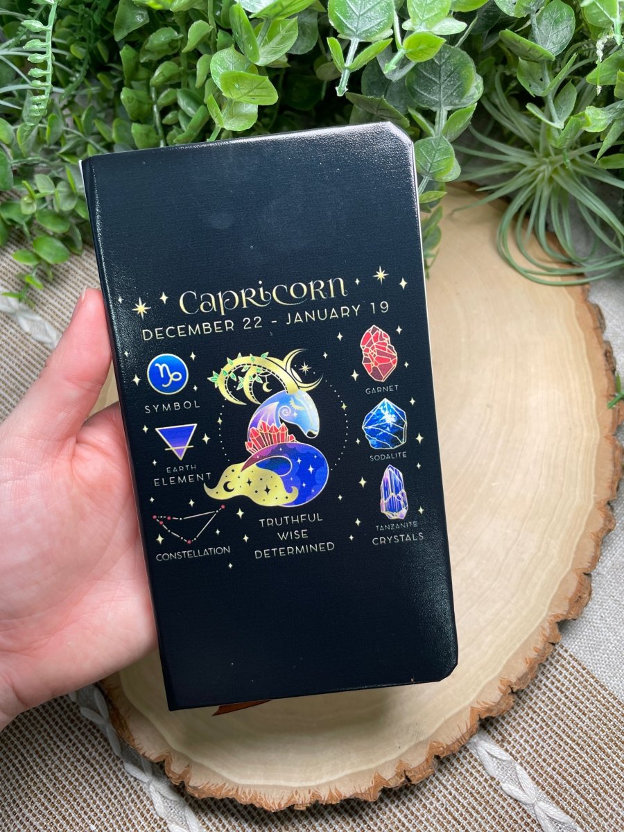 Zodiac Sign Notebook (all 12 signs available) detail view by Copper Ashes