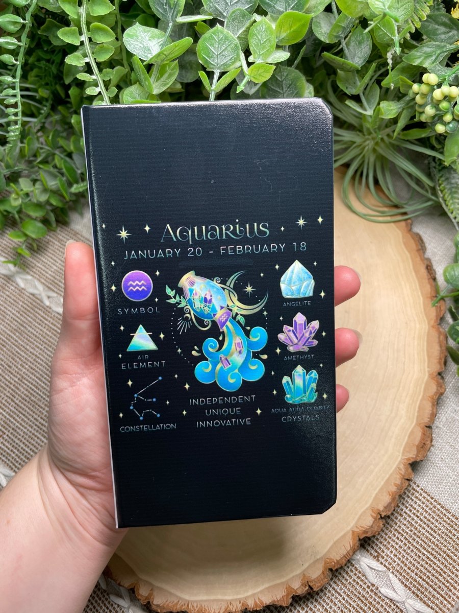 Zodiac Sign Notebook (all 12 signs available) detail view by Copper Ashes