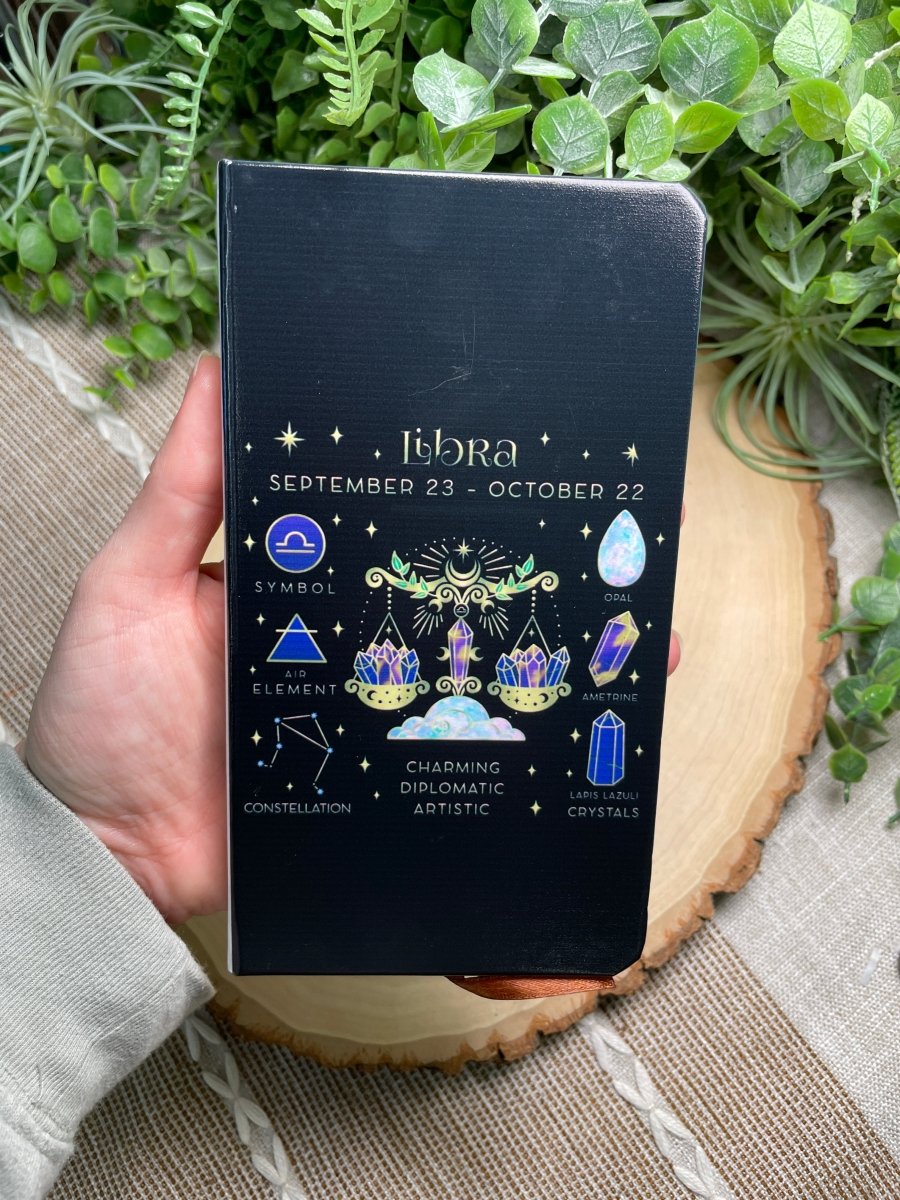 Zodiac Sign Notebook (all 12 signs available) detail view by Copper Ashes